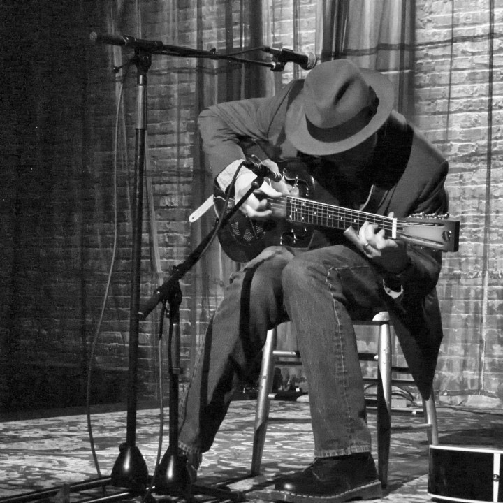 "Slide Blues" Songwriter/guitarist Kelly Joe Phelps at SPACE, Evanston IL Feb 6, 2014