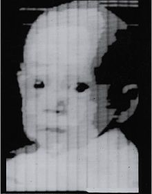 Figure 2: 1st digitally scanned image, of Russell kirsch's son, Walden, 1957